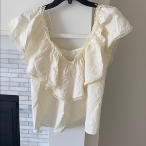 Zara boho linen top